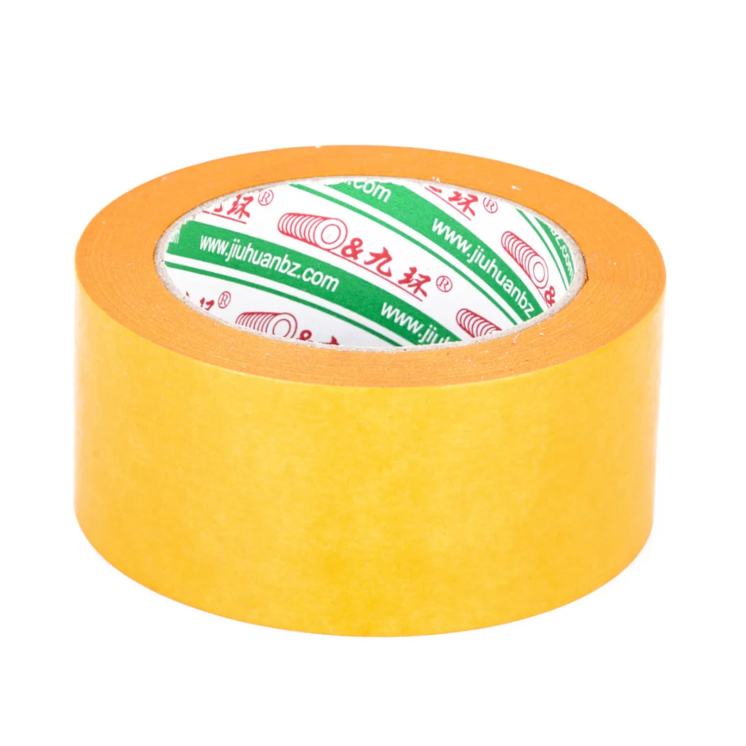Mayitr 50M 6mm/10mm/12mm/18mm/50mm DIY Yellow Adhesive Masking Paint Spray Paper Tape