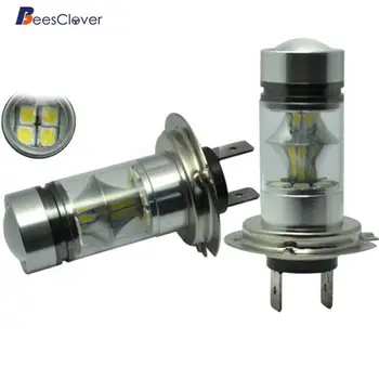 

Adeeing H7 100W 20 LED Fog Driving Light Driving Car Head Light Lamp Bulbs High Power Ice Blue Light DRL Bulbs fog light r18