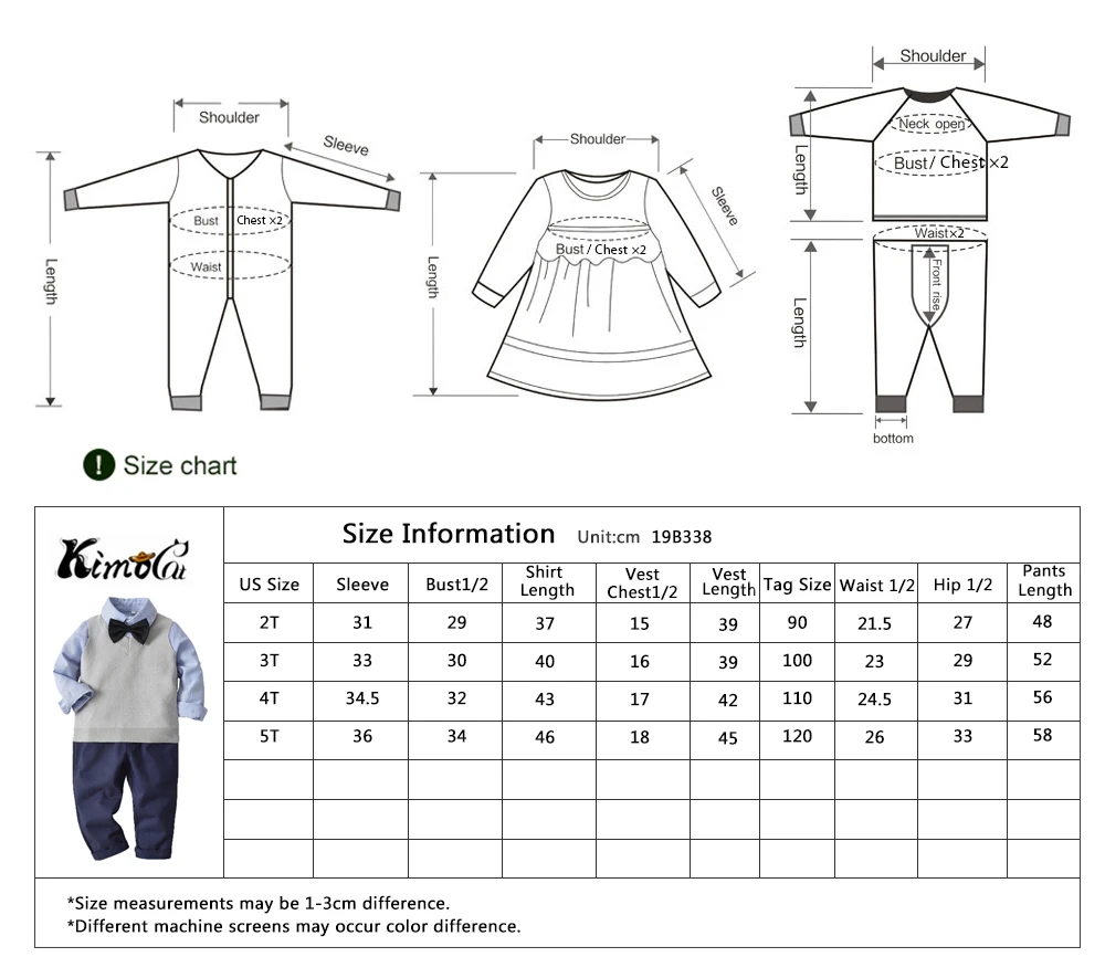 Kimocat/Детский комплект со свитером, трикотажная одежда, жилет галстук-бабочка для мальчиков, свитер, жилет+ рубашка+ штаны, комплект из 3 предметов, кардиган, Джентльменский жилет