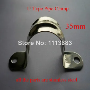 

35mm Saddle Clamps U Type Stainless Steel Hose Pipe Clamps