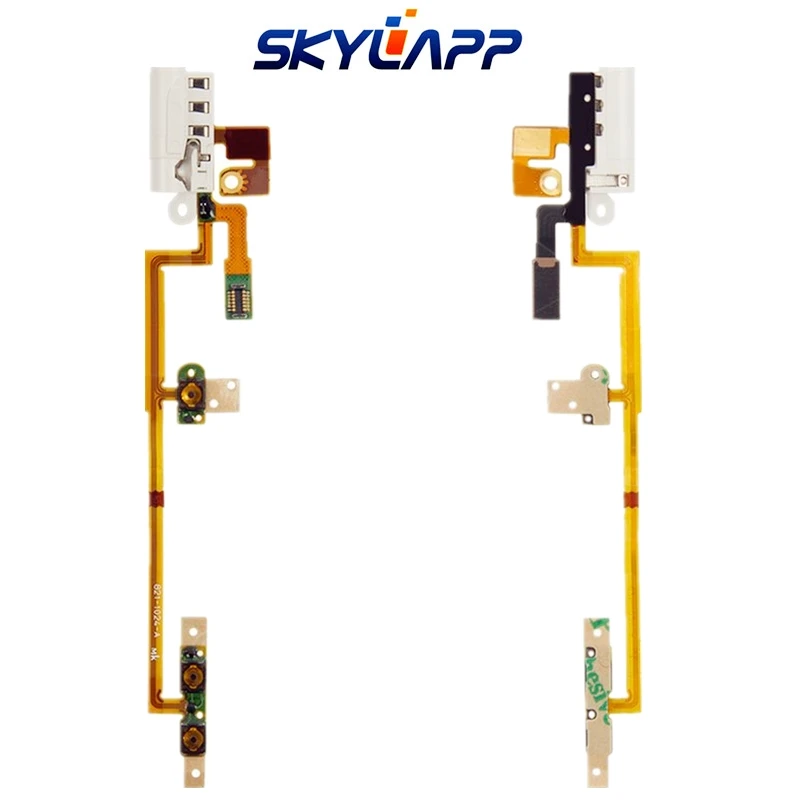 

White Flat Cable For iPod Nano 6G start button, sound button, headphone connector Flex Ribbon Flexible Flat Cable Free shipping