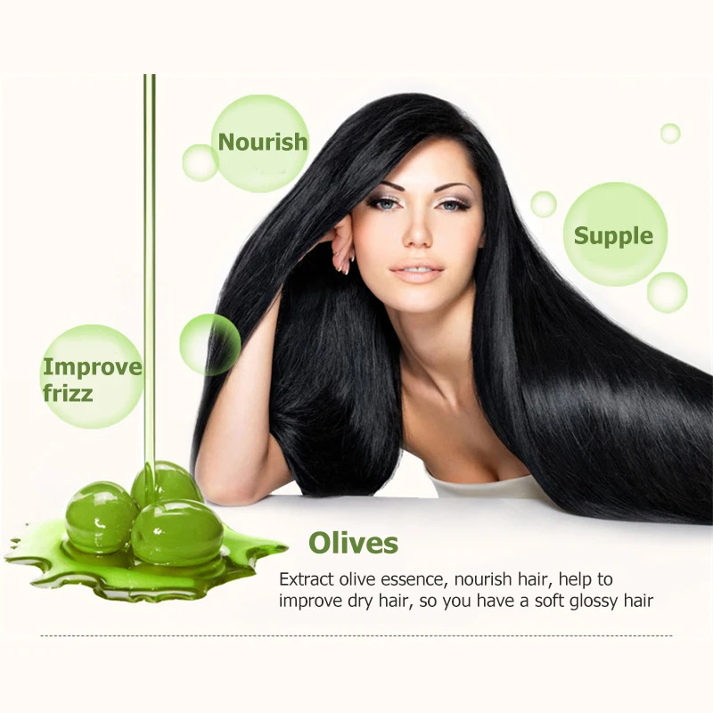 BIOAQUA Профессиональный Оливковый шампунь против перхоти для волос Мягкий освежающий контроль жирности улучшает лечение зудящей кожи головы Уход за волосами 400 мл