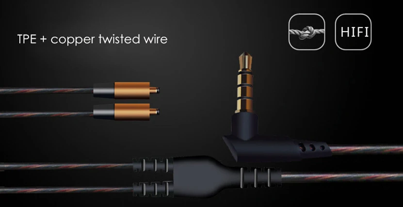 X46M Waterproof Metal In Ear Headphone with Mic