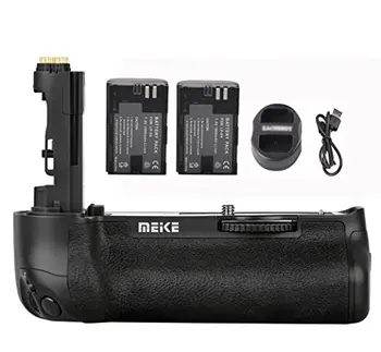 

Meike MK-5D4 Multi-Power Battery Grip for Canon 5D Mark IV + 2* LP-E6 Battery +USB Dual Charger for LP-E6