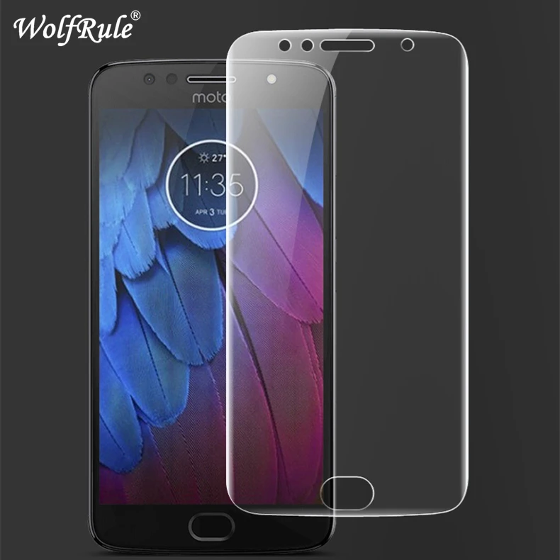 2 шт Полное покрытие экрана протектор для Moto G5S мягкая ТПУ пленка анти-всплеск