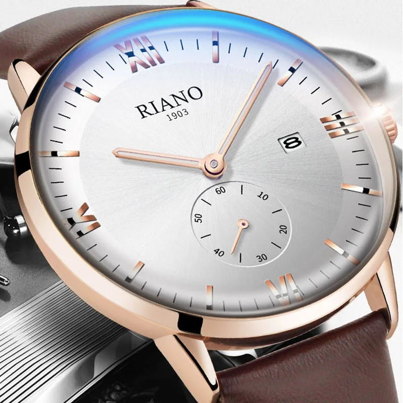 

2019 Relogio Masculino Watches Men Fashion Dress Quartz Watch Formal Business Wristwatch Mens Clock Sports reloj hombre Luminous