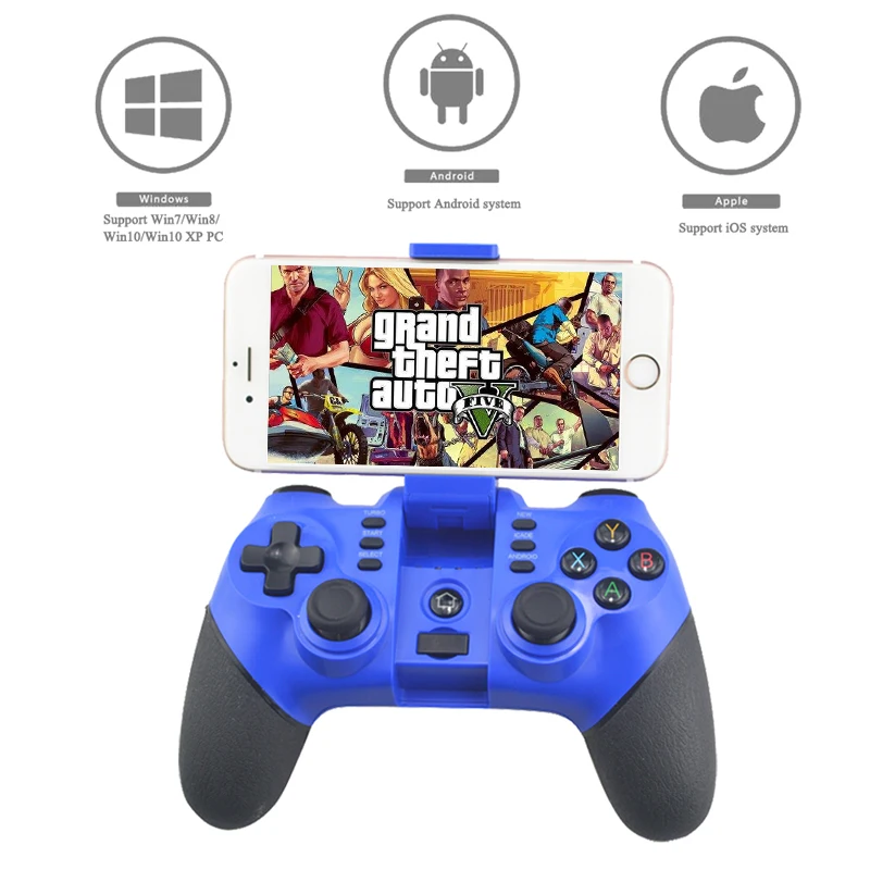 

Wireless Gamepad Bluetooth Joystick Controller For PS3 Game console For Android For iOS System Cellphone For Windows PC System