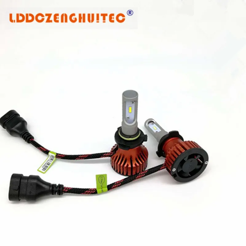 

LDDCZENGHUITEC Car LED Headlight Bulb H7 led 6500k 60W 80000Lumens LED Auto Bulb Single Beam Fog Light With Cooling Fan