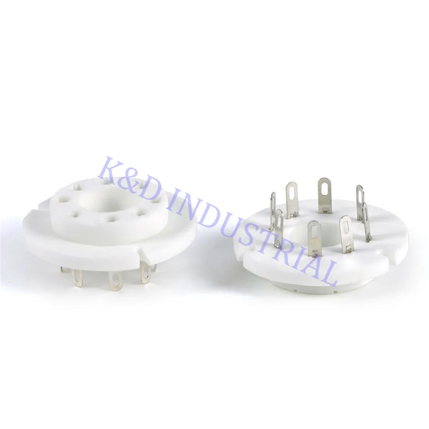 

2pcs Vacuum 8pin Octal Ceramic Tube Socket GU50 LV3 5U8C 5U9C FU50 GU-50 Audio Guitar Amp DIY