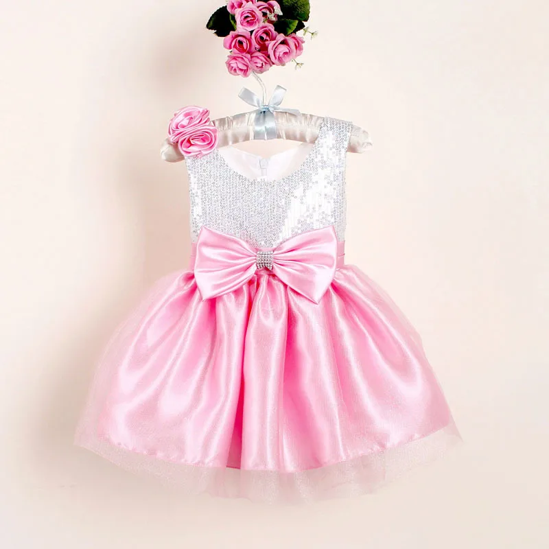 pink party dress for baby girl