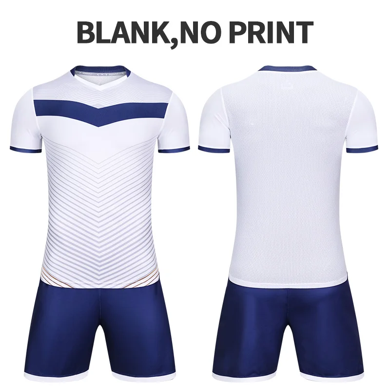 JIANFEI мужские футбольные майки, спортивные футболки для тренировок, командная форма, дышащий Быстросохнущий костюм, индивидуальный логотип с номером - Цвет: white