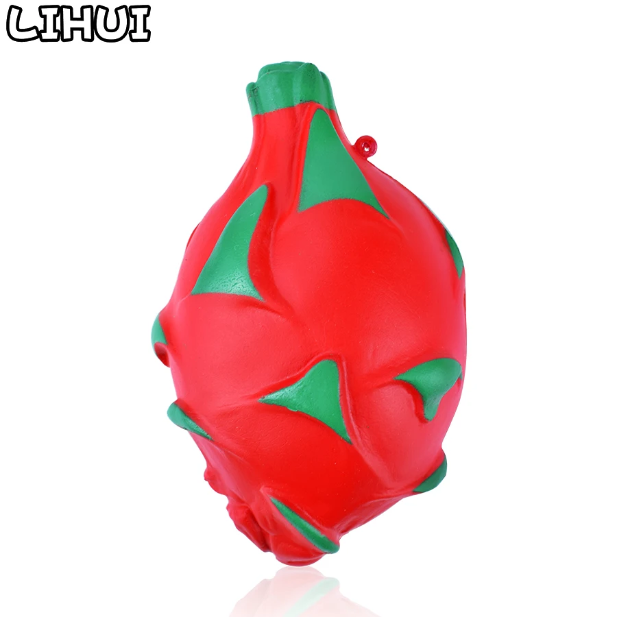

Dragon Fruit Squishy Toys for Kids Slow Rising Jumbo Soft Antistress Funny Pendant Squishies Relieve Stress Gift Home Decoration