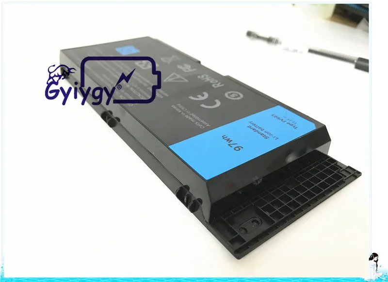 Аккумуляторная батарея 9 ячеек 97WH FV993 для ноутбука DELL Precision M4600 M4700 M4800 M6600 M6700 M6800 FJJ4W