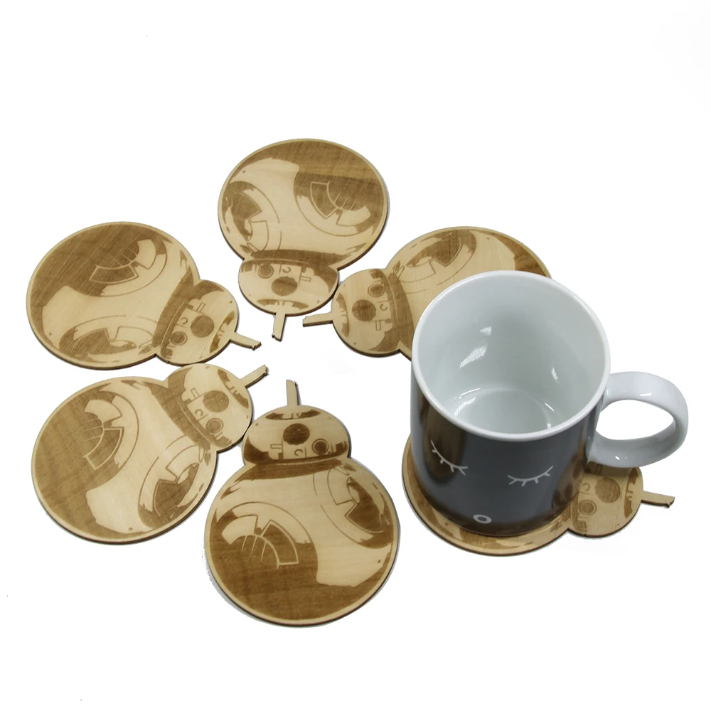 Personalized Coaster Sets Promotionshop For Promotional - Free Shipping Piecesset Star Wars Bb Wood Coaster Set Personality Drinkcup Mat Wooden Coasters Mat Placemat With Gift Box personalized coaster sets promotionshop for promotional - free shipping piecesset star wars bb wood coaster set personality drinkcup mat wooden coasters mat placemat with gift box