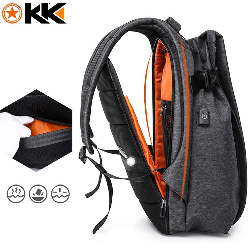 701 Fashion Men Backpack for Laptop 17.3″ USB Port Waterproof Travel Backpack Large Capacity College Student Backpack Schoolbag