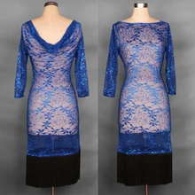 Костюмы для латиноамериканских танцев Танцы платье See-Through Кружева сценический костюм пикантные Костюмы для латиноамериканских танцев Танцы Одежда для взрослых женские сценический костюм