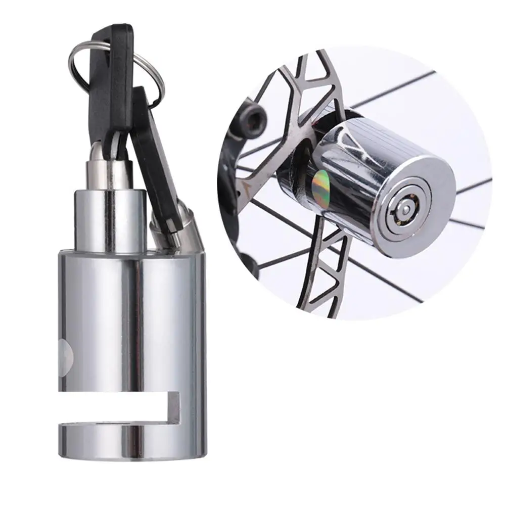

HobbyLane Stainless Steel Bicycle Lock Mini Anti-Theft Bike Brake Disc Safety Lock Waterproof Cycling Bike Disc Security Lock