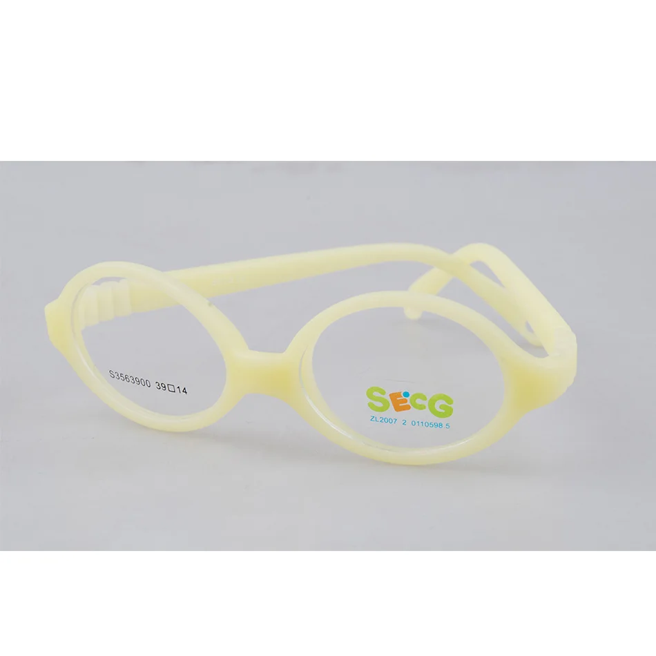 Secg мягкий гибкий круглый Сверхлегкий детский оптический оправа очки для детей унисекс мальчик девочка близорукость очки для дальнозоркости - Цвет оправы: C11
