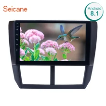 Seicane 9 Pollici 2din Android 8.1 Radiofonico Auto Per Subaru Forester 2008 2009 2010 2011 2012 Unità di Testa Wifi 3G Lettore Multimediale GPS