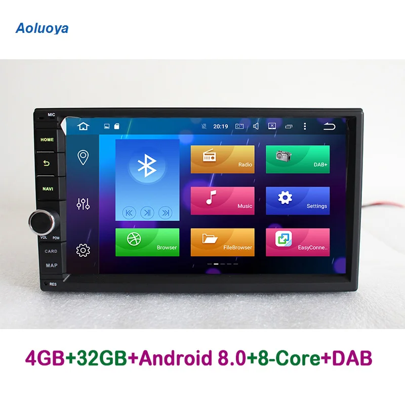 

Aoluoya RAM 4GB Octa-Core Android 8.0 Universal CAR Radio DVD GPS Navigation For Nissan Tiida Qashqai NP300 Paladin Livana Micra