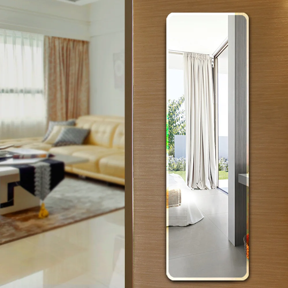 Floor Mirror Full Length Dressing Mirror Wall Hanging Paste Simple