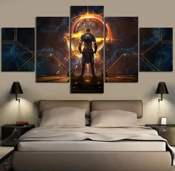 

5 Piece HD Printed Game Poster Starpoint Gemini Warlords Art Canvas Paintings for Home Decor Wall Art