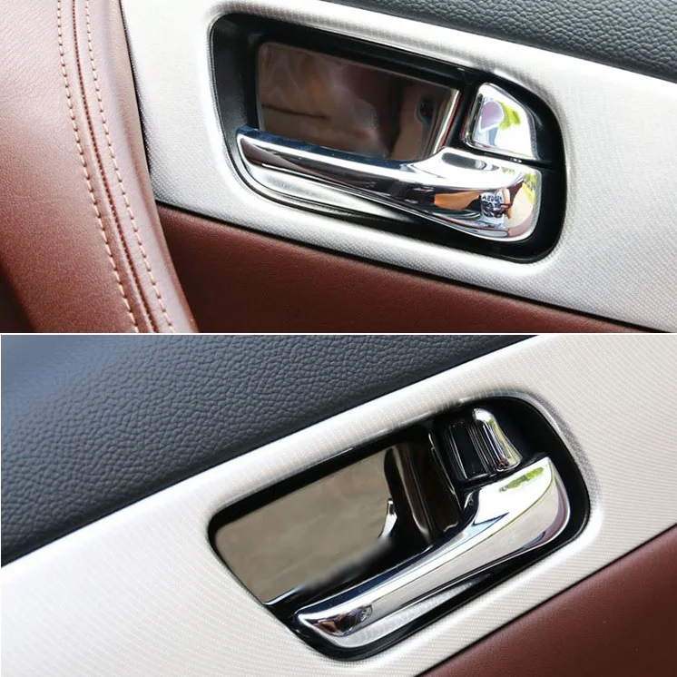 stainless steel interior inner door handle bowl covers for Infiniti