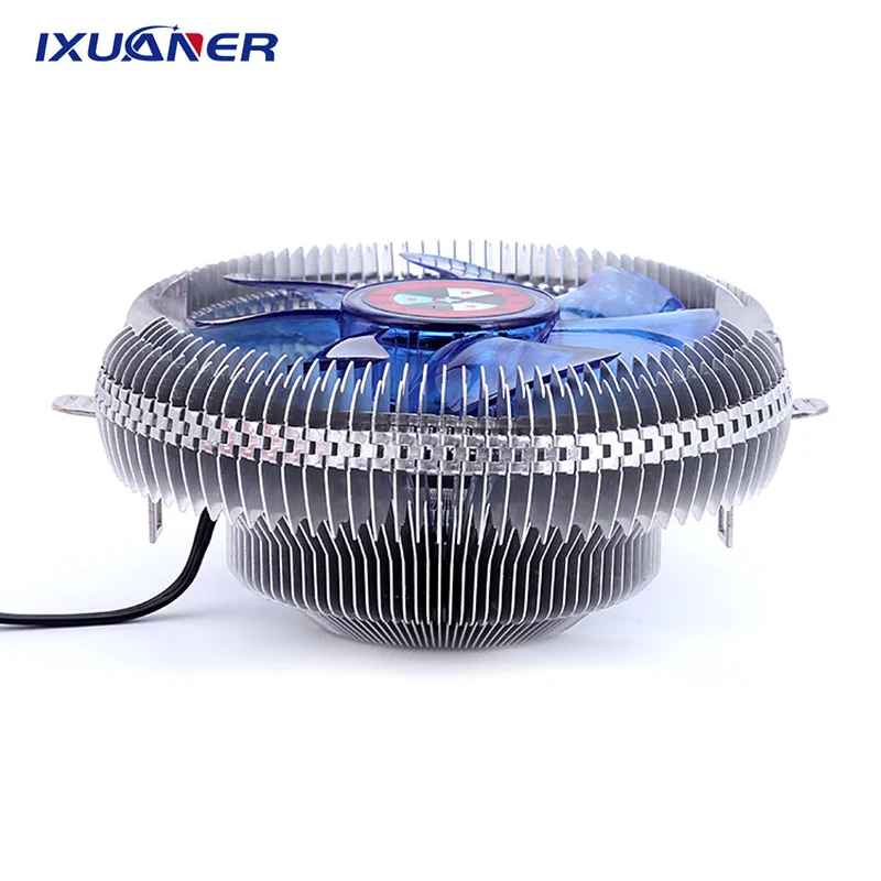 

Desktop Computer PC 2 Heatpipes CPU Cooler for AMD Intel 775 1155 CPU Radiator 120mm 4pin Cooling CPU Fan PC Quiet Heatsink Fan