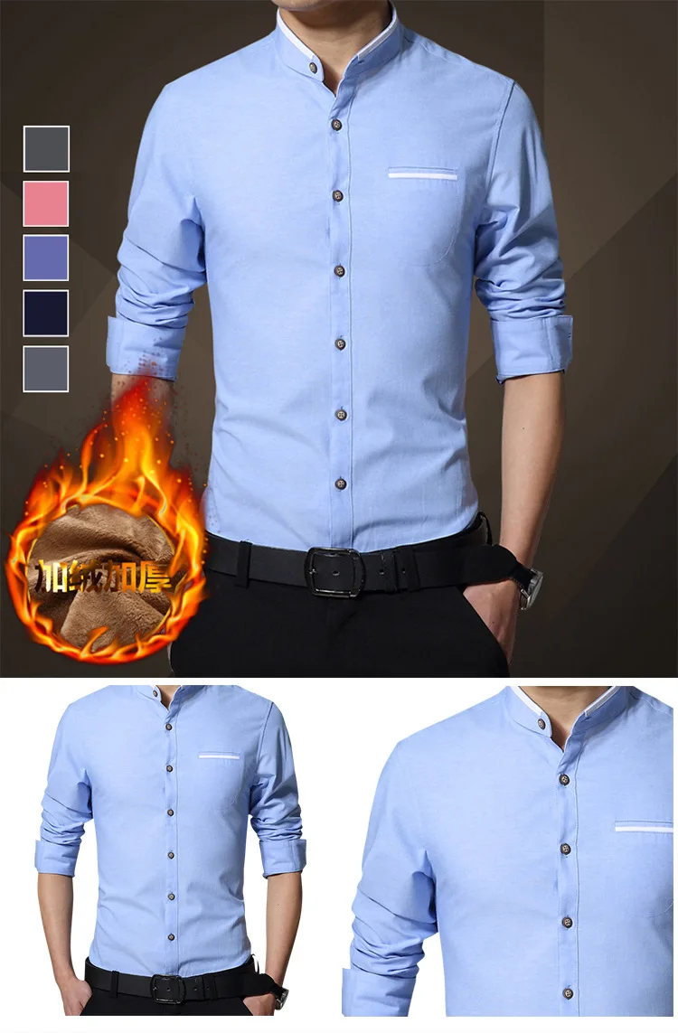 YYG Mens Button Up Slim Fit Fleece Casual Print Fall & Winter Dress Work Shirt YYG Mens Button Up Slim Fit Fleece Casual Print Fall & Winter Dress Work Shirt