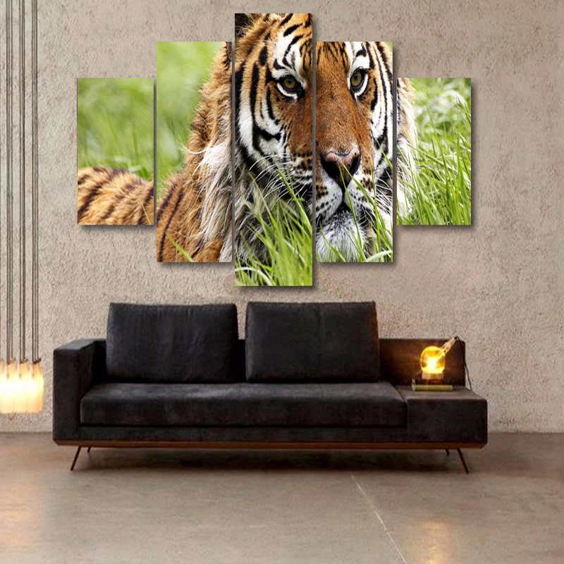 Amazing-siberian-tiger-Painting-on-canvas-room-decoration-print-poster-bengal-tiger-wild-picture-canvas-Free