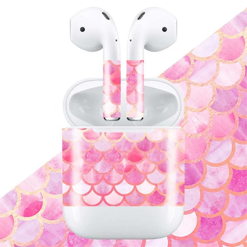 

Colorful Back Film for Airpod Air Pods Headphone Skin Sticker Protective Cover Universal Bluetooth Wireless Earphone Accessories