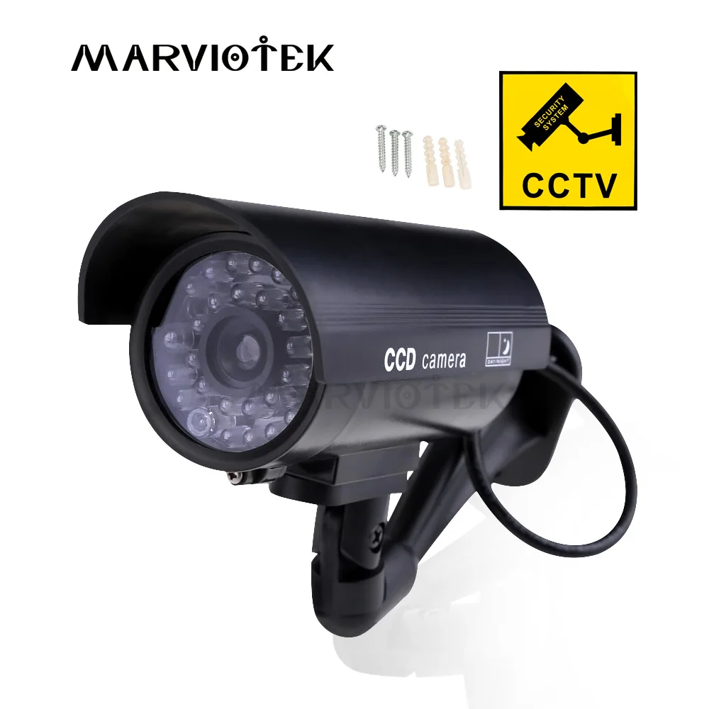  Waterproof Dummy Camera Fake Camera Bullet Outdoor Home Security CCTV Cameras Video Surveillance In - 32893365252
