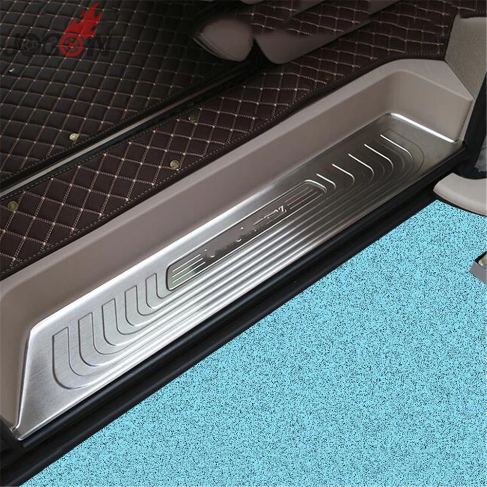 For Benz V Class Vito Viano Metris W447 Door Sill Scuff Plate Stainless Steel