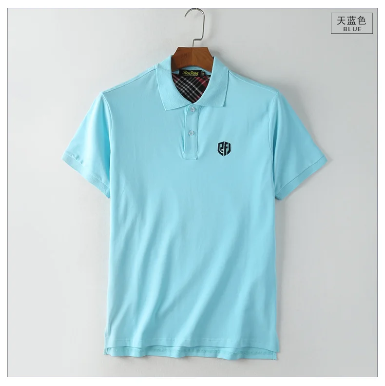 Brand clothing New Men Polo Shirt Men Business & Casual solid male polo shirt Short Sleeve breathable polo shirt (1)