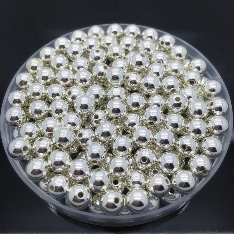 Imitation Pearl Beads 4 6 8 10mm Imitation Pearls Acrylic Round Pearl Spacer Loose Beads DIY Jewelry Making Necklace Bracelet Earrings Accessories