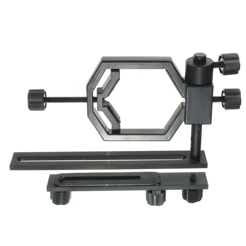 عالمية حامل جبل معدن الإكتشاف نطاقات تلسكوب أحادي/مناظير محول الهاتف الخليوي حامل القوس ل كاميرا رقمية