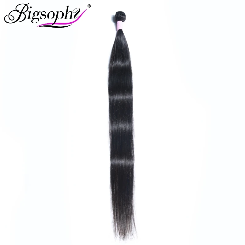 

Virgin Hair Weave Bundles Extension Straight Hairs Bundles 8-44 30 40 Inches Human Hair Natural Color Long Length Peruvian Hair