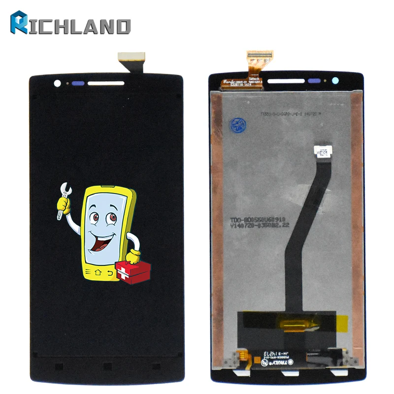 

For OnePlus One One Plus 1+ 1 A0001 Smartphone LCD Display Touch Screen Digitizer Full Assembly Replacement, Free Shipping