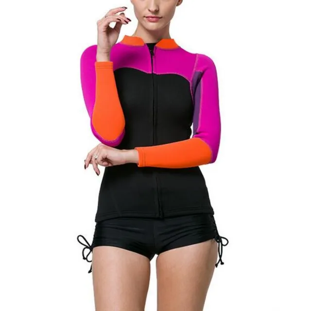 Winter Warm Women Swimwear Thermal Wetshirt Snorkeling Surfing Female