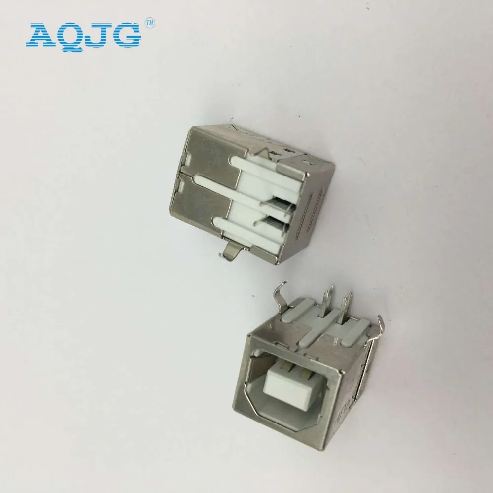 

50Pcs b type usb jack connector printer port Female Socket Right Angle PCB Connector DB90