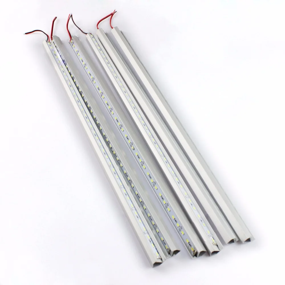 V aluminium profile 12V 50cm 5630 LED Hard Strip bar Light Non-waterproof Cool White/Warm White under cabinet light for outdoor