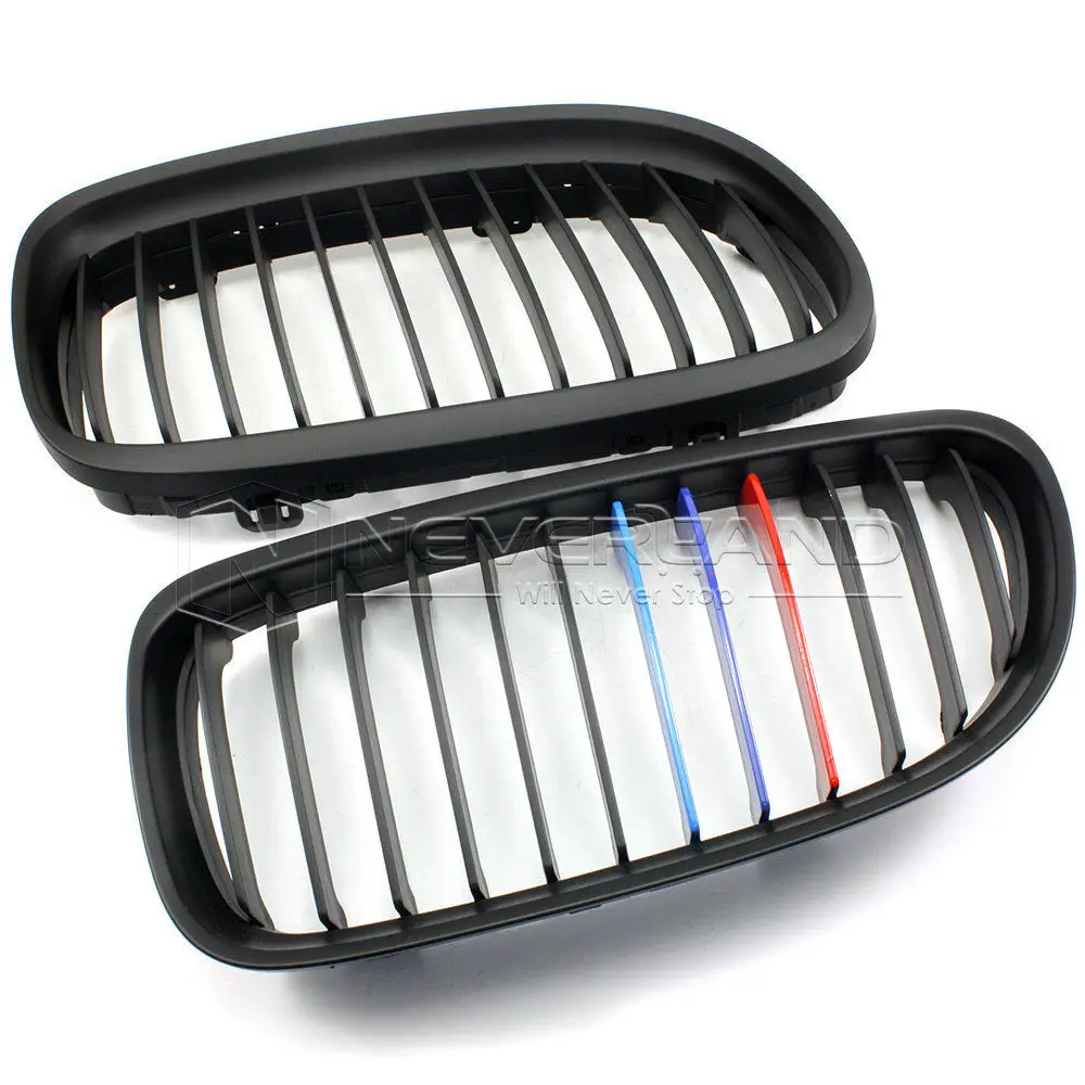 

For BMW E90 E91 LCI 325i 328i 3 Series 4-Doors Grilles 2009-2011 Front Matte Black Mix color Car Grill Grille Wholesale D15