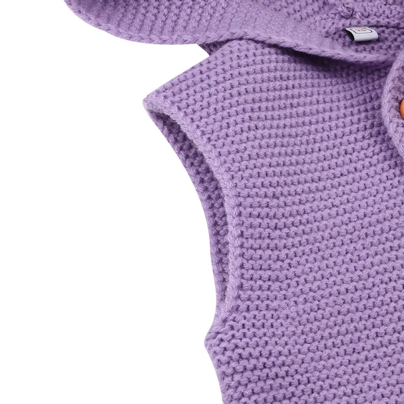 knitted Clothes sleeveless Clothing Baby Vest Clothes Autumn Winter Newborn Baby Boys Girls Sweater