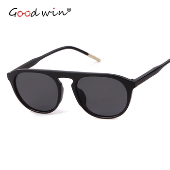 

Good Win New 2019 Fashion Flat Top Men Women Sunglasses Vintage Designer Sun Glasses For Ladies gafas de sol hombre