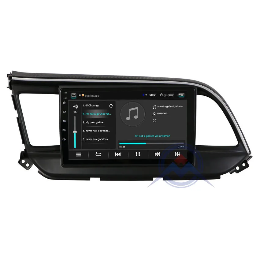 Cheap ZOHANAVI Android 2.5D Screen Car GPS Navigation for Elantra 2019 car Auto Radio DVD GPS multimedia player build in wifi 3