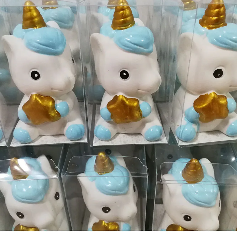 

Wholesale 20pcs/lot Cerami Unicorn coin bank saving box baby shower baptism Christening Gifts Baby Return Souvenirs