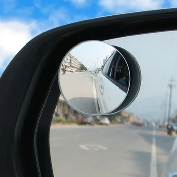 

2pcs Auto 360 Wide Angle Round Convex Mirror Side Blindspot for Peugeot RCZ 206 207 208 301 307 308 406 407 408 508 2008-6008