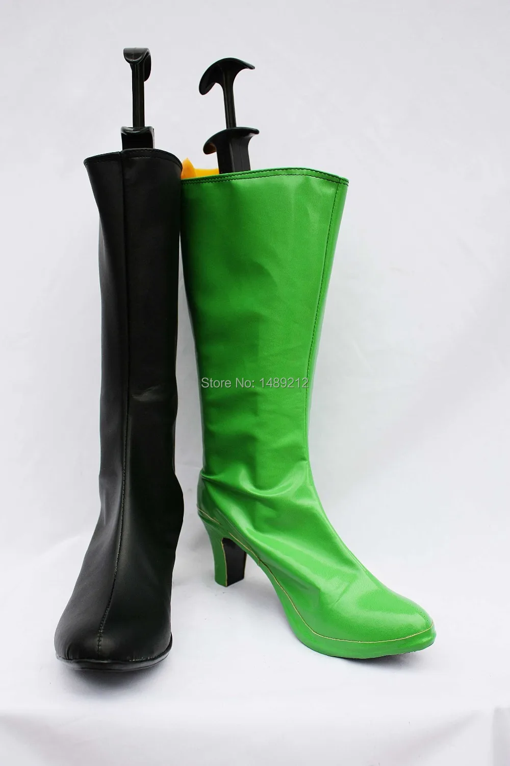 

Kim Possible Shego cosplay Shoes Boots Custom-Made