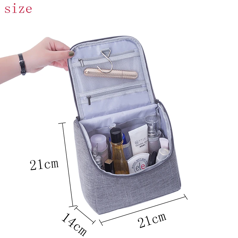 عقف حقيبة مستحضرات تجميل النساء التجميل أكياس السفر necessarie المنظم المحمولة الرجال حقيبة مستحضرات تجميل التجميل سيدة ماكياج غسل الحقيبة