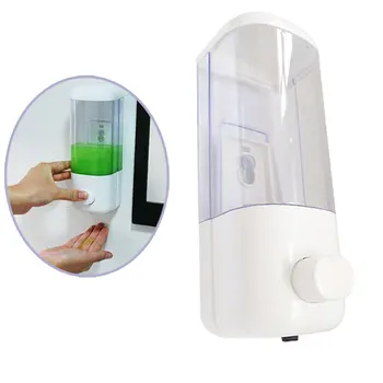 

500ml Wall Mounted Soap Dispenser Handwash Liquid Pump Shampoo Dispenser for Kitchen Washroom Bathroom --M25